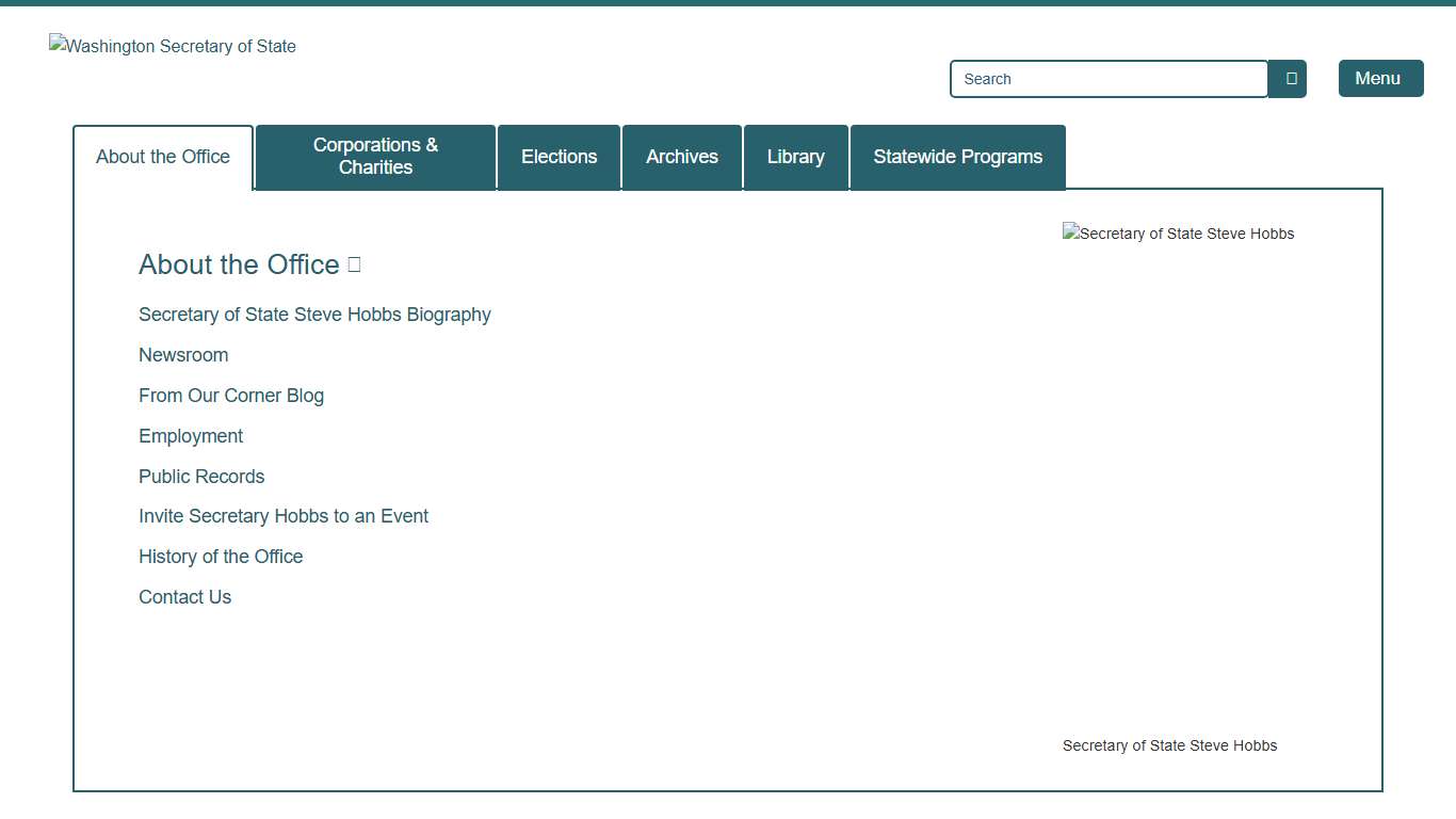 Home WA Secretary of State